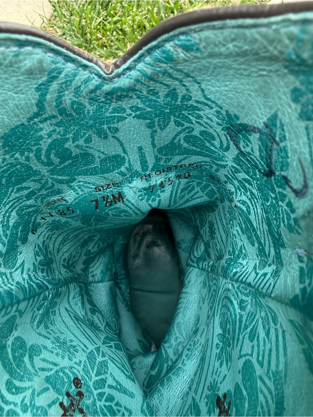 Corral Fringe Cowboy Boots. Women’s size 7. Brown Leather. Western Boho - Picture 10 of 12
